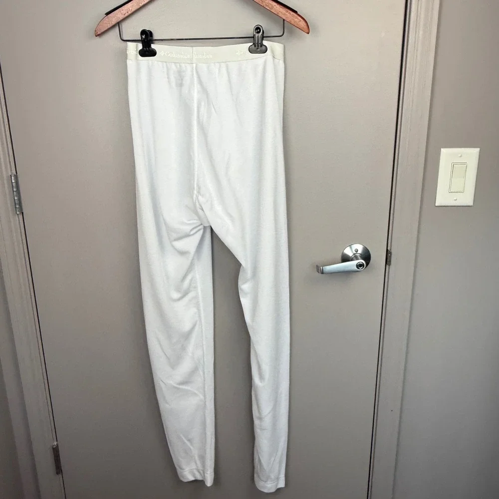 Columbia Sportswear Omni-Dry Thermal Pants Men's XL White Base‎ Layer Long Johns